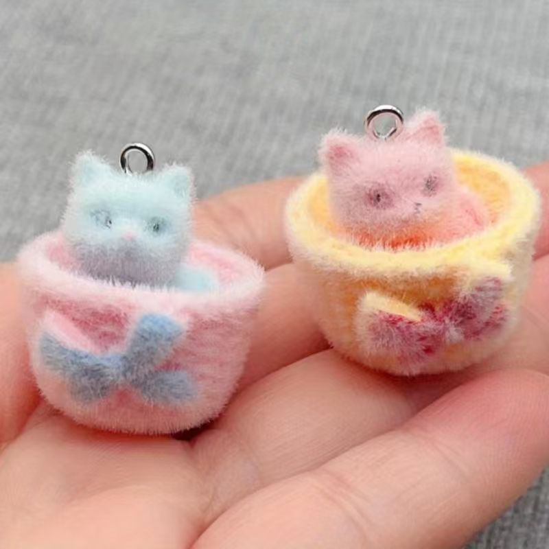 Jewelry Making With Resin - 4 colgantes de gato de resina