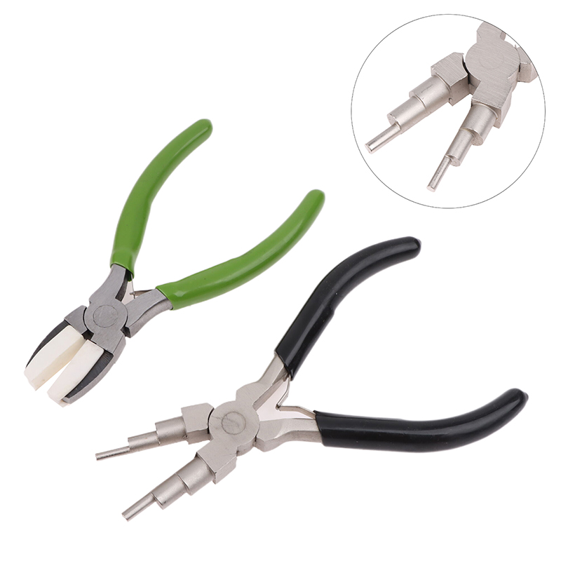Jewelry Making Round Nose Pliers - Alicates de punta plana verdes, alicates