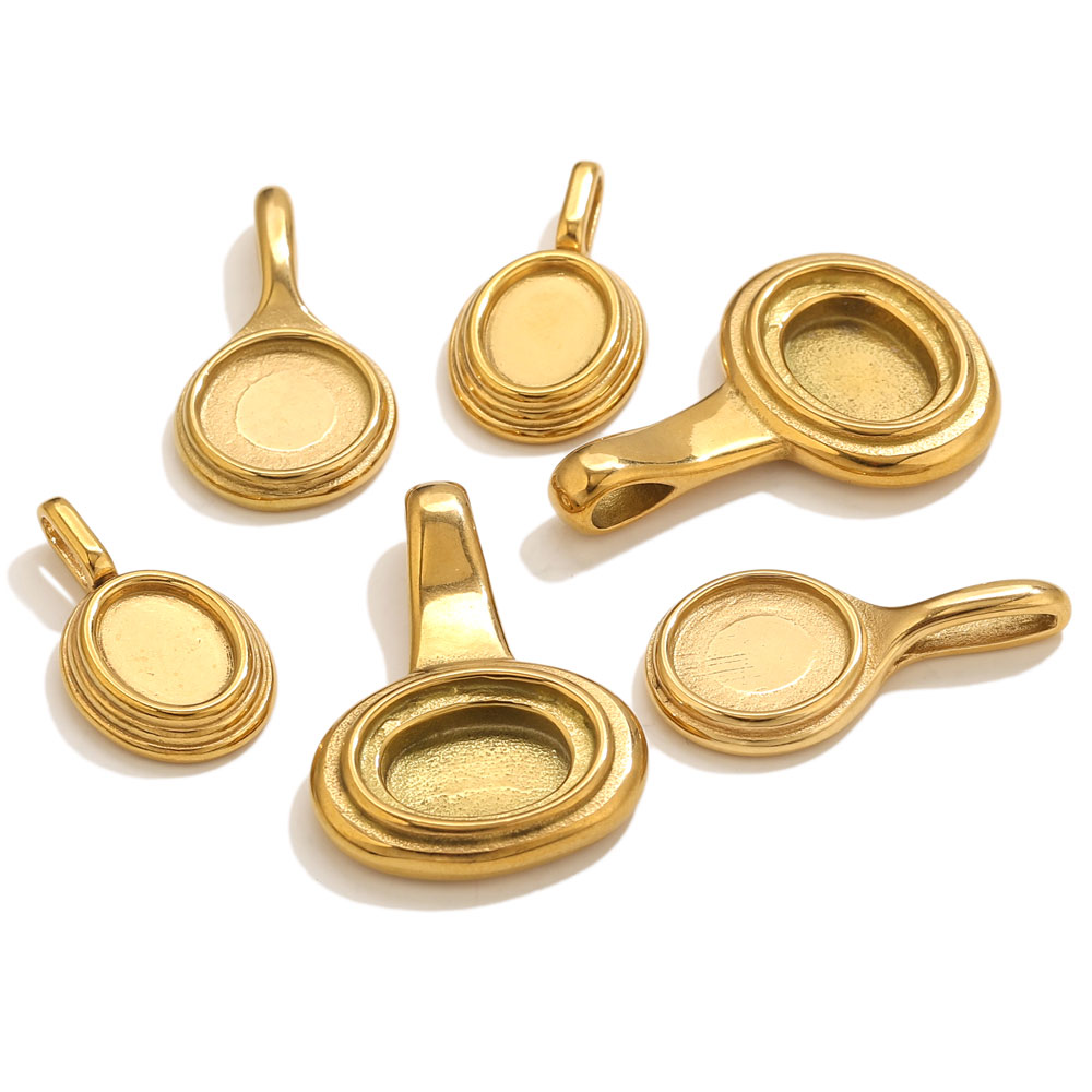 Jewelry Making With Resin - Bandejas ovaladas redondas de acero inoxidable,
