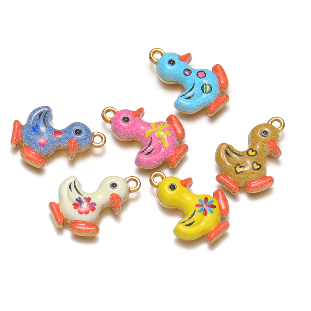 Jewelry Making For Kids - 4 piezas de dijes de pato