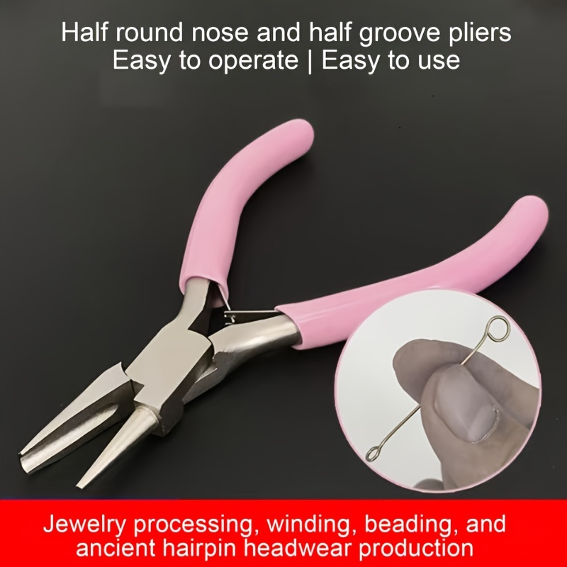 Jewelry Making Loop Pliers - Alicates cóncavos redondos profesionales de 5