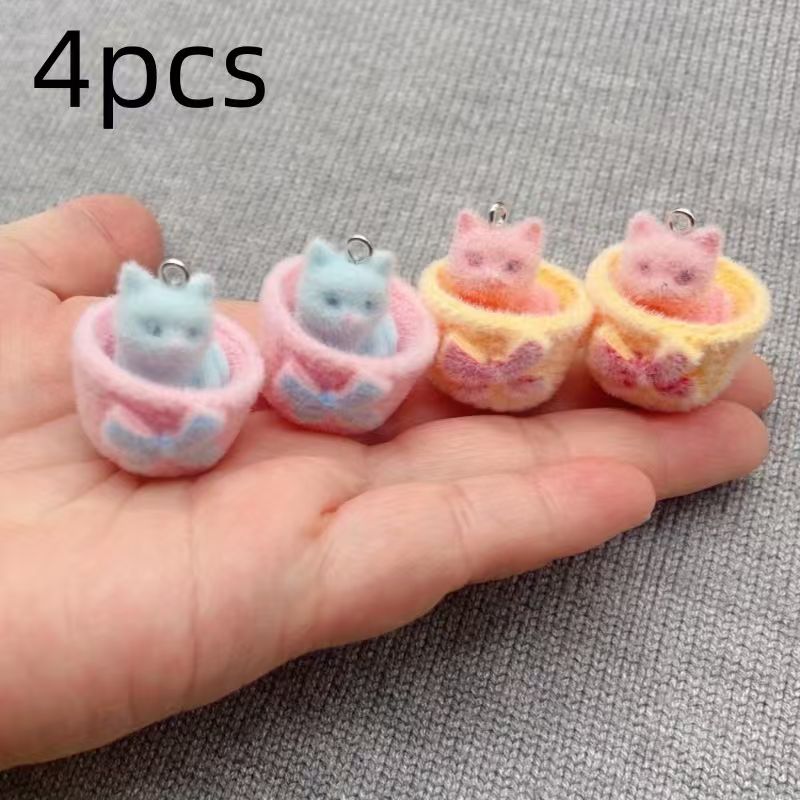 4 colgantes de gato de resina  - Jewelry Making With Resin reseña y precio