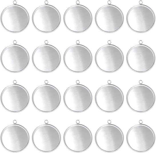 20 piezas de bandejas colgante - Jewelry Making With Resin reseña y precio
