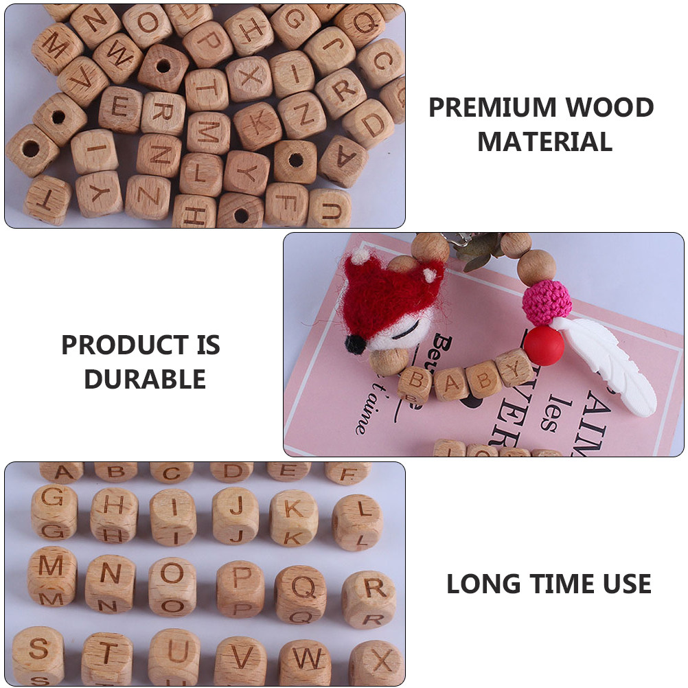 Kit de 26 cuentas de madera co - Jewelry Making Kits For Kids reseña y precio