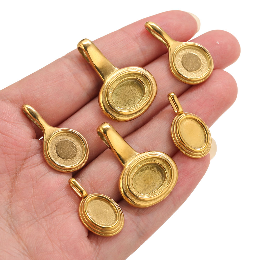 Bandejas ovaladas redondas de  - Jewelry Making With Resin reseña y precio