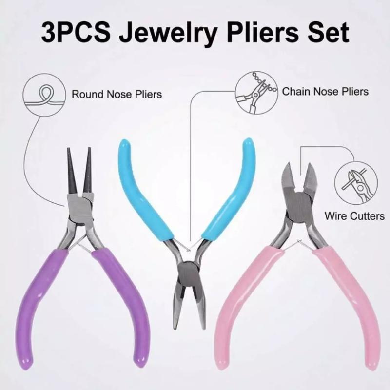 【L】1/3PCS Juego de Alicates pa - Jewelry Making Round Nose Pliers reseña y precio