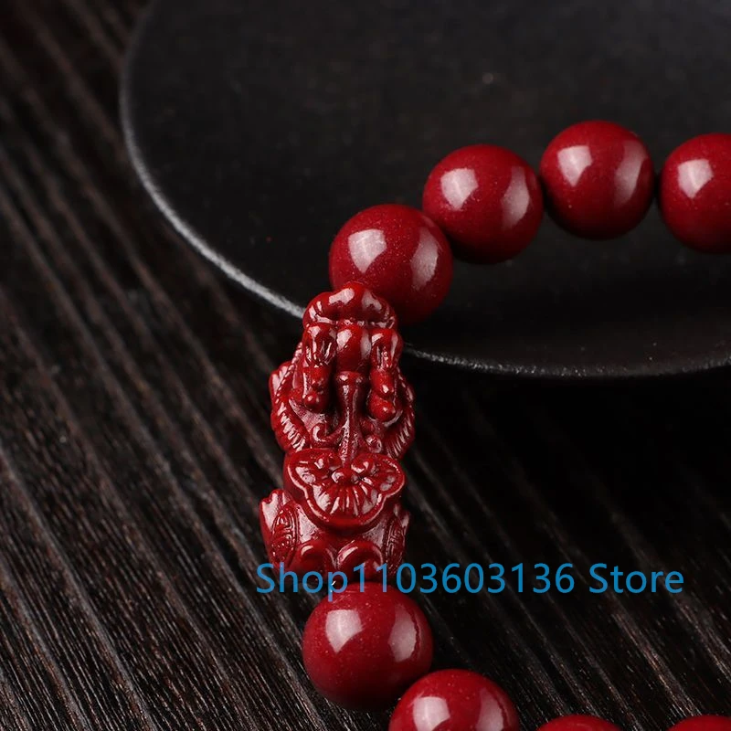 Pulsera de Cinabrio Natural He - Jewelry Making For Seniors reseña y precio